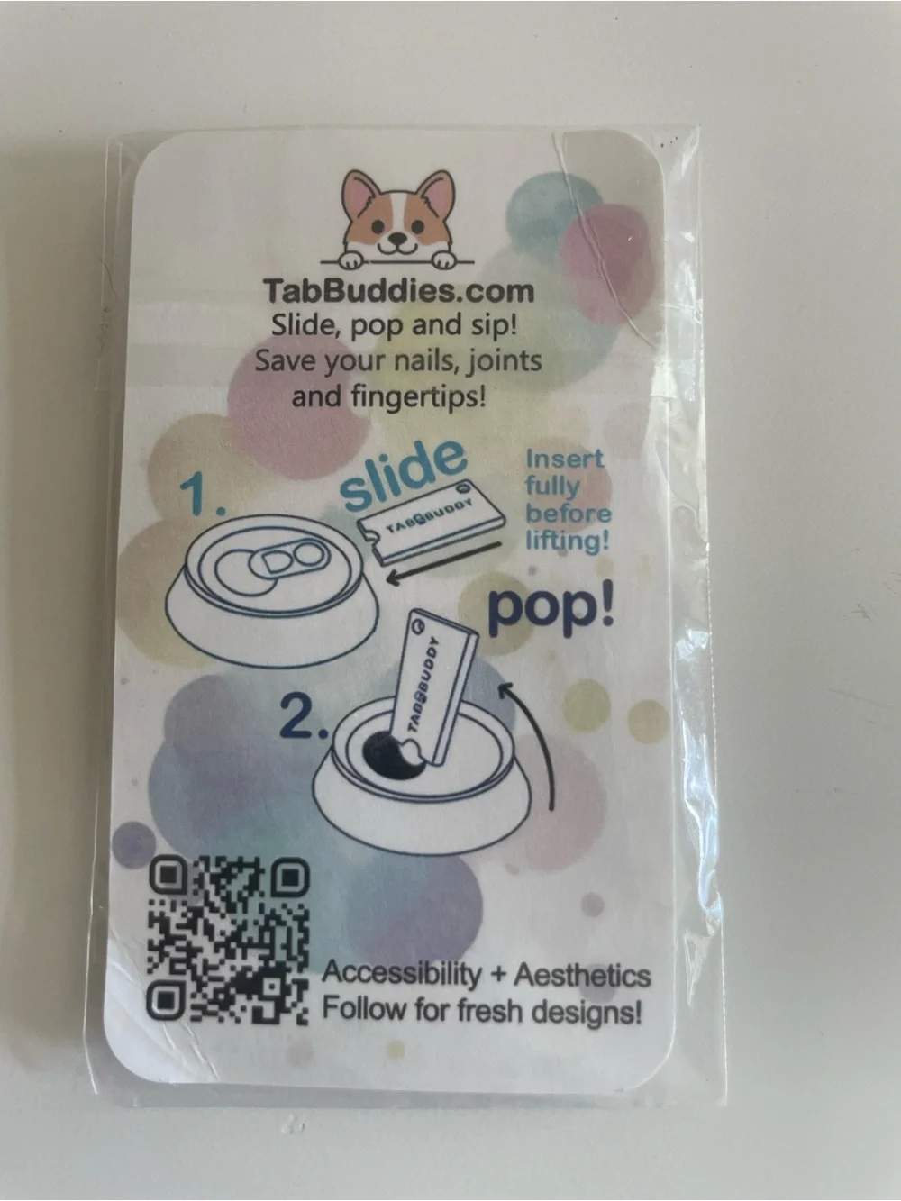 Tab Buddies Friendly Drink Can Opener Keychain